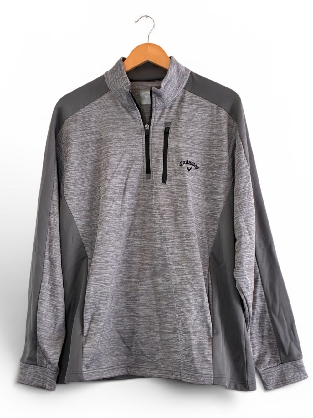 Callaway | Like new gray pullover 1/4 zip long sleeve golf jacket size large